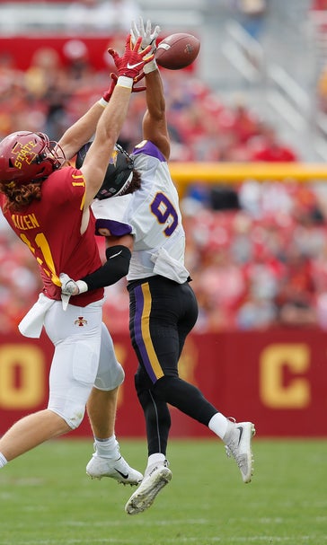 No. 21 Iowa State survives Northern Iowa in 3 OT, 29-26